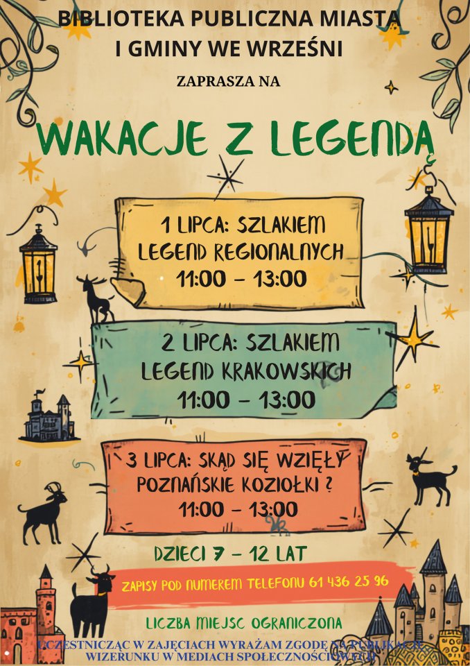 Wakacje z legendą - Aktualności - WRZEŚNIA - miasto w centrum zainteresowania