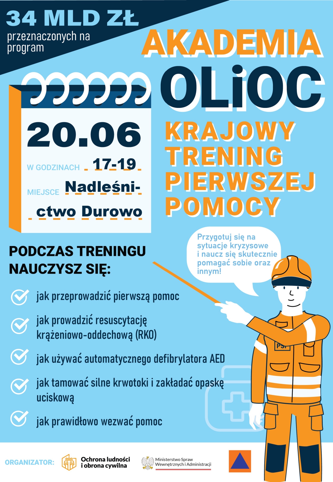 Krajowy Trening Pierwszej Pomocy podczas Nocy Kupały