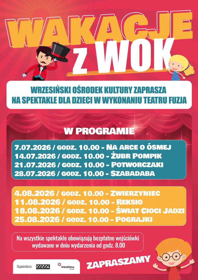 Lato z Wrzesińskim Ośrodkiem Kultury - Aktualności - WRZEŚNIA - miasto w centrum zainteresowania