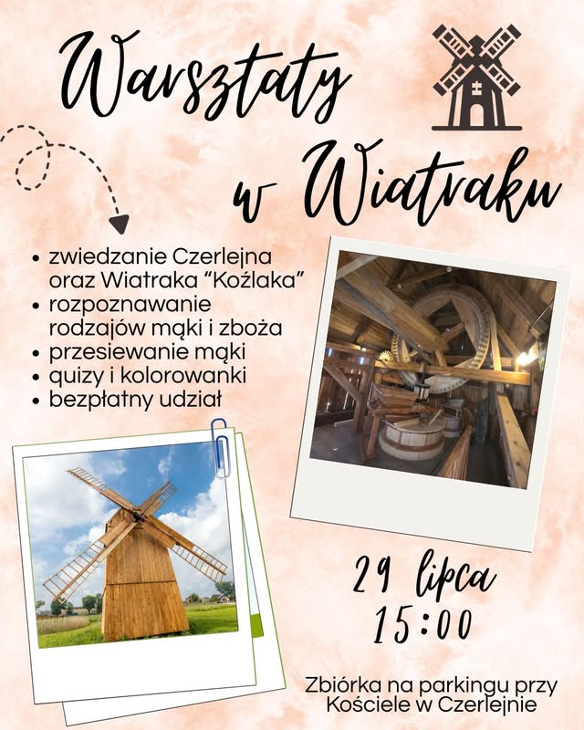 Warsztaty w Wiatraku Koźlak - Dla mieszkańca - Urząd Miejski w Kostrzynie