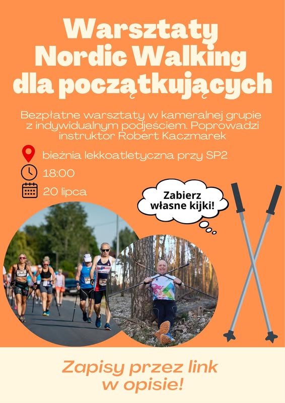 Chcesz rozpocząć swoją przygodę z Nordic Walking? To idealna okazja! - Dla mieszkańca - Urząd Miejski w Kostrzynie