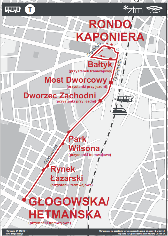 Awaria ciepłownicza na ul. Głogowskiej – zmiany w funkcjonowania komunikacji miejskiej do odwołania | Zarząd Transportu Miejskiego w Poznaniu