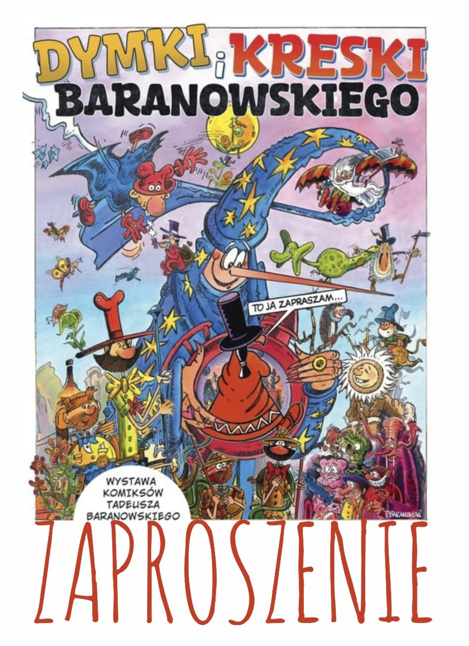Komiksy i obrazy Tadeusza Baranowskiego w wągrowieckiej „Opatówce”