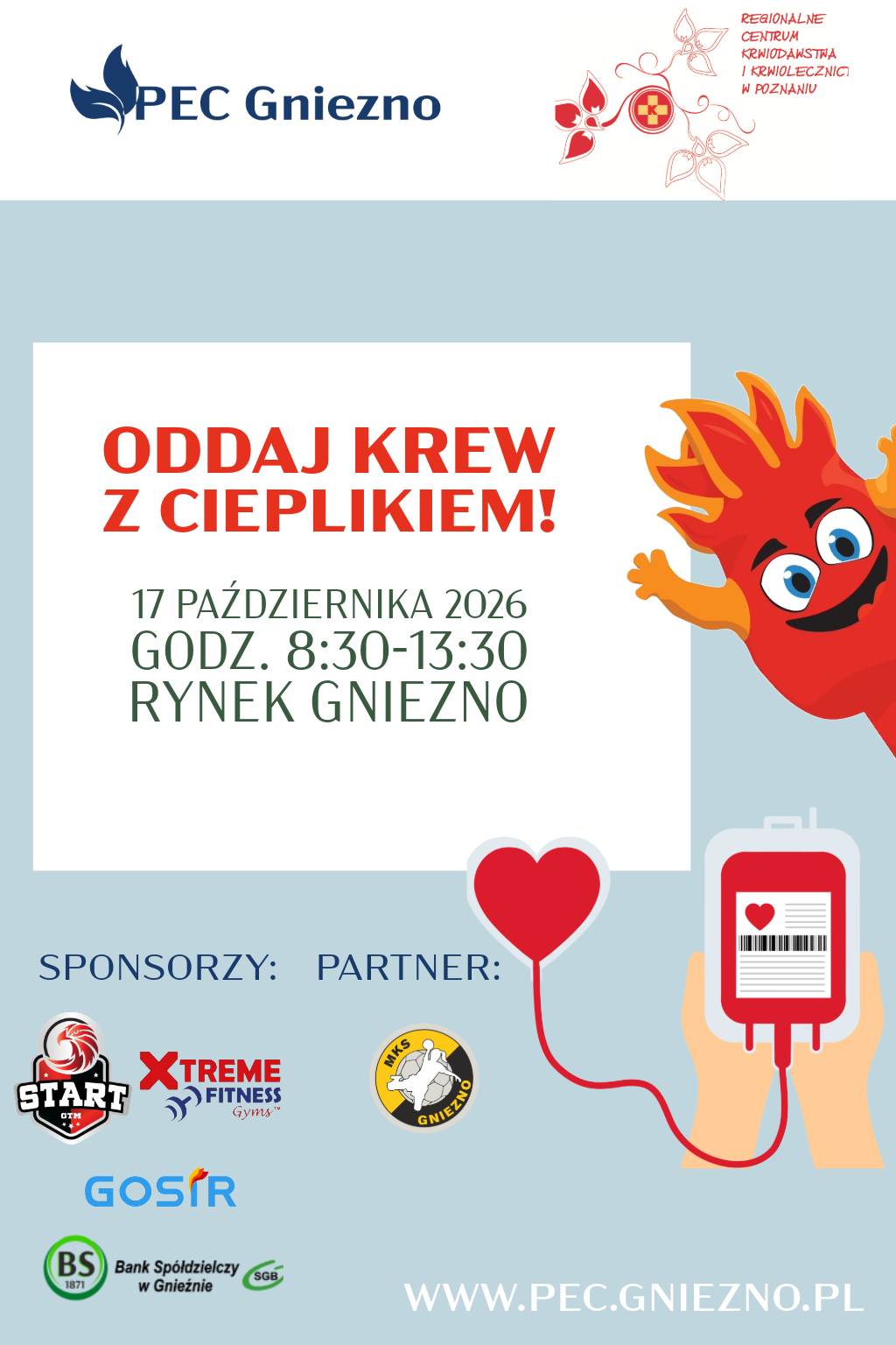 17 października kolejna akcja „Oddaj krew z Cieplikiem”