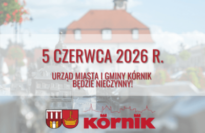 Zamknięcie urzędu w Kórniku – istotne informacje dla mieszkańców