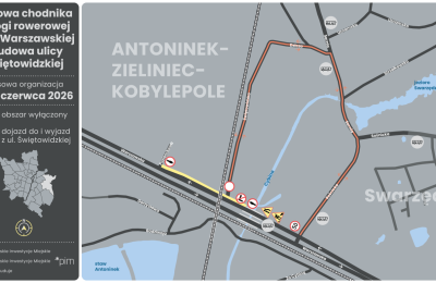 Rozpoczęcie budowy drogi rowerowej w rejonie ul. Warszawskiej i Świętowidzkiej