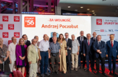 W Poznaniu rozdano nagrody Stukot '56. Laureaci za wolność, prawo i pomoc