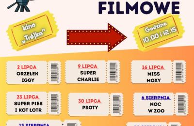 Wakacyjne poranki filmowe w Wrześni: filmy od 2 lipca do 27 sierpnia
