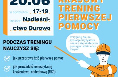 Podczas Nocy Kupały w Wągrowcu: praktyczny trening pierwszej pomocy w Nadleśnictwie Durowo