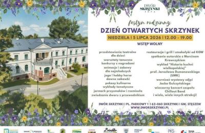 Dzień Otwartych Skrzynek: rodzinny festyn w zabytkowym dworku 5 lipca