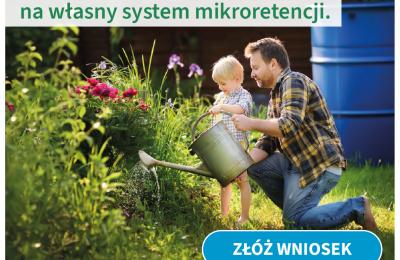 Dotacje do 8 tys. zł na retencję deszczową. Ruszył nabór dla właścicieli domów z Wielkopolski