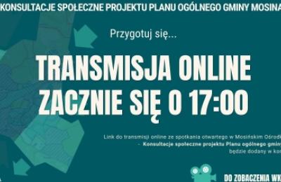 Mosina zaprasza na otwarte spotkanie o planie ogólnym gminy