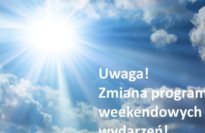 Zmiany w programie weekendowych wydarzeń w Poznaniu z powodu upałów
