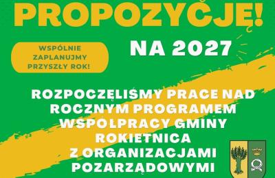 NGO mają czas do 6 lipca. Gmina Rokietnica zbiera propozycje do programu współpracy na 2027 rok