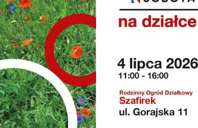 Bezpłatne badania i ekologiczne warsztaty na Białej Sobocie w ROD Szafirek w Poznaniu