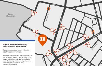 Jak dojechać na mecz Lecha o Superpuchar w Poznaniu: komunikacja, parkingi i zmiany w ruchu