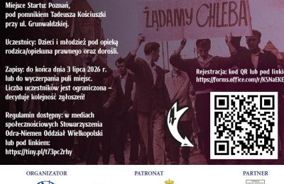 Interaktywny spacer po historii: gra miejska „Chleba i Wolności” z okazji 70. rocznicy Poznańskiego Czerwca w Poznaniu