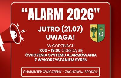 Próba syren alarmowych w Rokietnicy. 21 lipca w godz. 7:00–19:00 usłyszysz sygnały ćwiczebne
