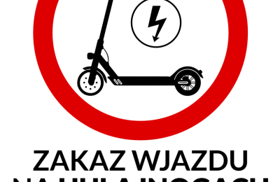 Hulajnogi elektryczne z zakazem nad jeziorami w Gnieźnie