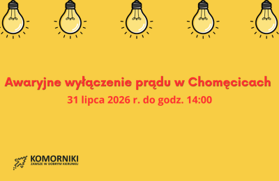 Awaryjne wyłączenie prądu w Chomęcicach. Sprawdź, które ulice są bez zasilania