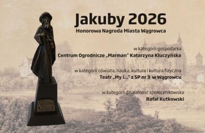 Jakuby 2026 przyznane. Kapituła wybrała laureatów w Wągrowcu