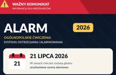 We wtorek w Kórniku zawyją syreny. Ćwiczenie „ALARM 2026”