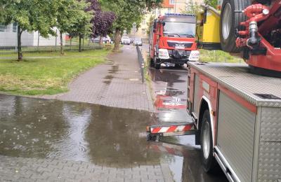 Intensywna doba strażaków z JRG 2: 20 wyjazdów i szybkie działania przy pożarze taksówki w Poznaniu