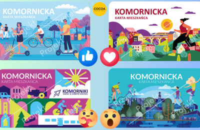 Wybieramy wygląd Komornickiej Karty Mieszkańca. Głosowanie trwa do 14 lipca