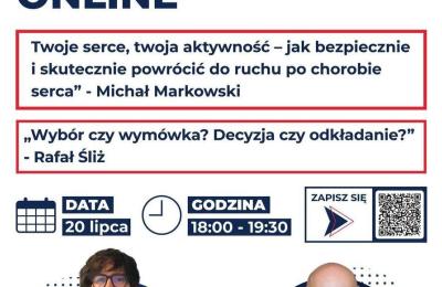 Webinar Klubu Pacjenta w Gnieźnie 20 lipca: zrób coś dobrego dla serca