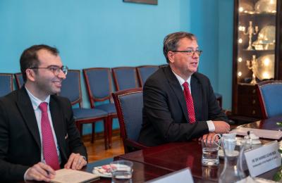 Ambasador Austrii spotkał się z władzami Poznania: rozmowy o kulturze, nauce i biznesie