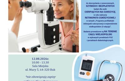 Bezpłatne badania dna oka w Buku 12 sierpnia. Sprawdź, dla kogo i jak się przygotować