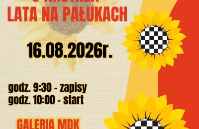 Turniej Szachowy o Mistrza Lata w Wągrowcu zaplanowany na najbliższą niedzielę