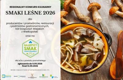 Konkurs Smaki Leśne 2026 w Uzarzewie: zgłoszenia do 9 września