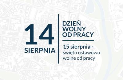 Miejska Pracownia Urbanistyczna w Poznaniu będzie zamknięta 14 sierpnia