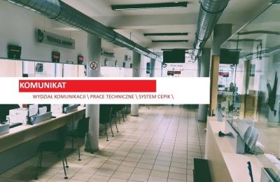 Prace techniczne: chwilowa niedostępność systemu CEPiK w Gnieźnie