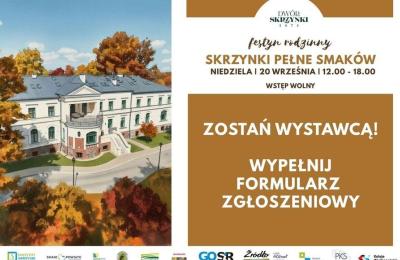 Komorniki: nabór wystawców na festyn Skrzynki Pełne Smaków w Dworze Skrzynki