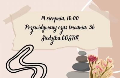 Warsztaty artystyczne w siedzibie GOSTiR w Kostrzynie