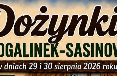 Dożynki Rogalinek–Sasinowo w Mosinie: korowód 29 sierpnia, koncerty i Msza dziękczynna 30 sierpnia 2026