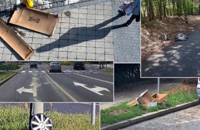 Straż miejska w Poznaniu reaguje na zanieczyszczenia dróg, a ul. Dworcowa została skontrolowana