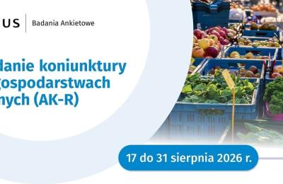 Gniezno: informacja o badaniu koniunktury w gospodarstwach rolnych AK-R