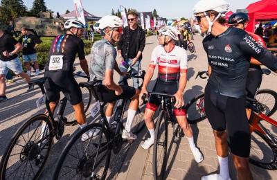 Strażak z Poznania Adam Adamkiewicz mistrzem Polski PSP w kolarstwie szosowym