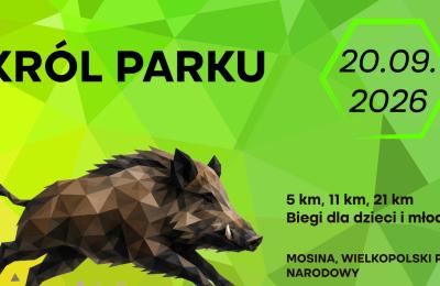 Król Parku w Mosinie 20 września: biegi na 5, 11 i 21 km oraz trasy dla dzieci