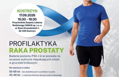 Bezpłatne badania profilaktyczne dla mężczyzn w Kostrzynie – termin i rejestracja