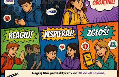 Konkurs o przemocy i hejcie dla uczniów z powiatu poznańskiego – zgłoszenia do 25 października