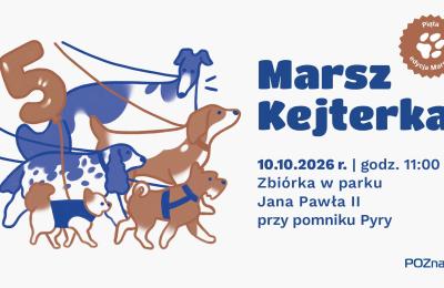 Marsz Kejterka w Poznaniu: okazja do poznania psów czekających na adopcję