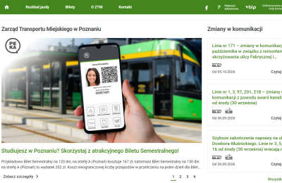 Faktura imienna online w ZTM w Poznaniu: wybór „Klient indywidualny” zastępuje dodatkowe zgłoszenie