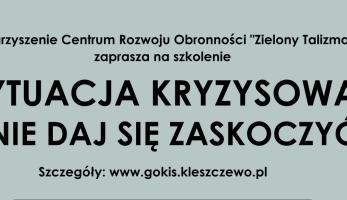 wiadomosci CentralaPoznan i region - ZACHOWAJ SPOKÓJ W KRYZYSIE – Bezpłatne szkolenie w Kleszczewie (przygotowanie na blackout, kataklizm, zagrożenia)