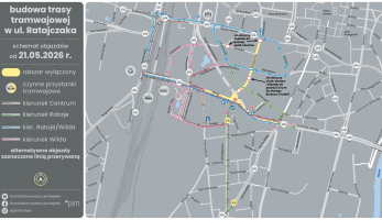 wiadomosci CentralaPoznan i region - Centrum Poznania znów zmienia rytm. Od 21 maja nowe utrudnienia przy Ratajczaka i Wierzbięcicach