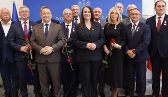 Swarzędz z ważnym wyróżnieniem samorządowym. Marian Szkudlarek odebrał odznakę w Poznaniu
