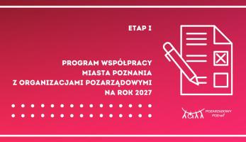 wiadomosci CentralaPoznan i region - Współtworzenie Programu Współpracy Miasta Poznania z NGO na 2027 rok